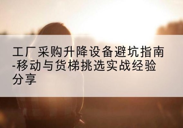 隰县移动式升降机怎么选-工厂采购升降设备避坑指南-移动与货梯挑选实战经验分享